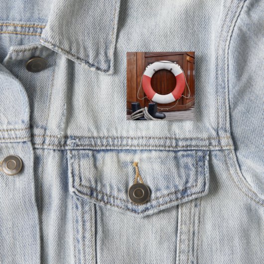 Schiffs-Rettungsgürtel Button (Beispiel)
