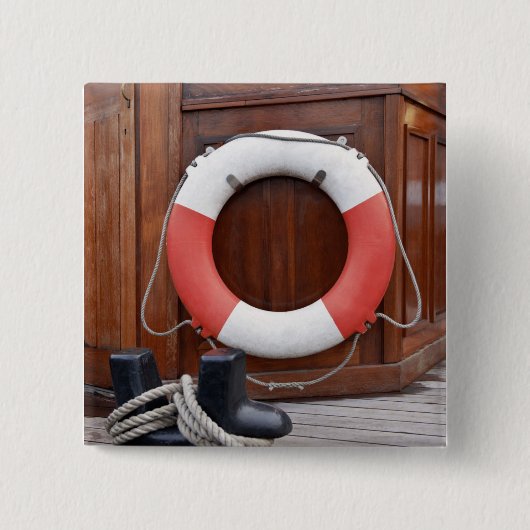 Schiffs-Rettungsgürtel Button (Vorderseite)