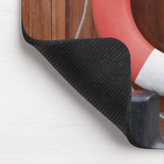 Schiffs-Rettungsgürtel Mousepad (Ecke)