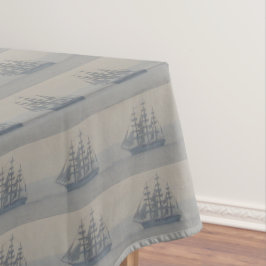 Schiffs-SeemarineSegelboot-Segeln-Dekor Tischdecke