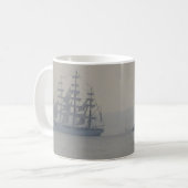 Schiffs-Seemarinesegelboot-Segeln-Tassen Kaffeetasse (Vorderseite Links)