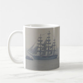 Schiffs-Seemarinesegelboot-Segeln-Tassen Kaffeetasse