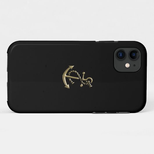 Schiffsanker-Geschenk Case-Mate iPhone Hülle (Rückseite (Horizontal))