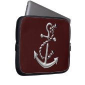 Schiffsanker-Geschenk Laptopschutzhülle (Vorne Rechts)