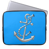 Schiffsanker-Geschenk Laptopschutzhülle (Vorderseite)