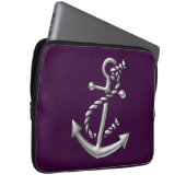 Schiffsanker-Geschenk Laptopschutzhülle (Vorne Rechts)