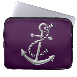 Schiffsanker-Geschenk Laptopschutzhülle