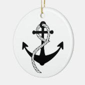 Schiffsanker Keramikornament (Links)
