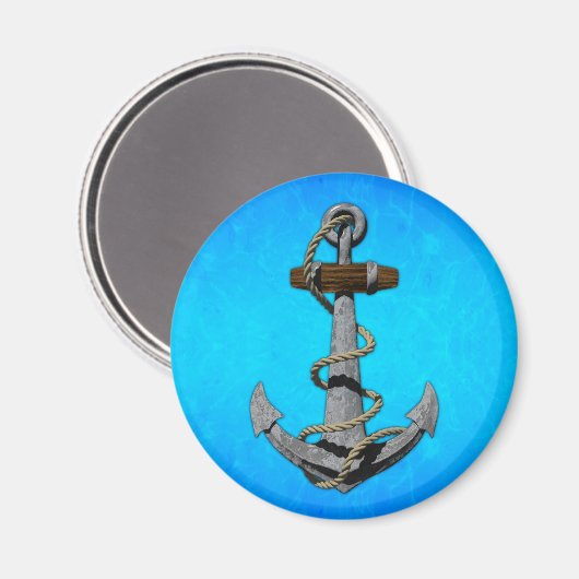 Schiffsanker Magnet (Vorderseite/Rückseite)