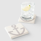 Schiffsanker Steinuntersetzer (Seitenansicht)