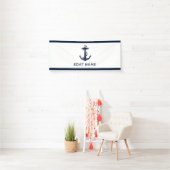 Schiffsanker und Name - nautische Tradition Banner (Insitu)