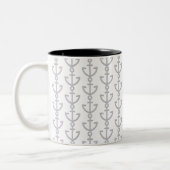 Schiffsanker Zweifarbige Tasse (Links)