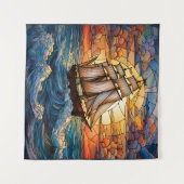 Schiffsband Wandteppich (Vorderseite (Horizontal))