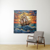 Schiffsband Wandteppich (Beispiel)