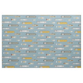 Schiffsbeobachtung auf dem blauen Fluss Stoff (Fat Quarter (45,7 x 55,9 cm))