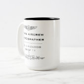 Schiffsbesatzung Fotograf-Squadron-P-3 #1 Zwei-Ton Zweifarbige Tasse (Vorderseite Links)
