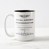 Schiffsbesatzung Fotograf-Squadron-P-3 #1 Zwei-Ton Zweifarbige Tasse (Links)