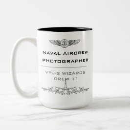Schiffsbesatzung Fotograf-Squadron-P-3 #1 Zwei-Ton Zweifarbige Tasse