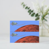 Schiffsbuchmarker Postkarte (Stehend Vorderseite)