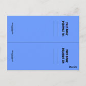 Schiffsbuchmarker Postkarte (Rückseite)