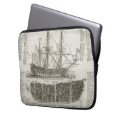 Schiffsdiagramm-Laptophülse 13 Zoll Laptopschutzhülle (Vorderseite Links)