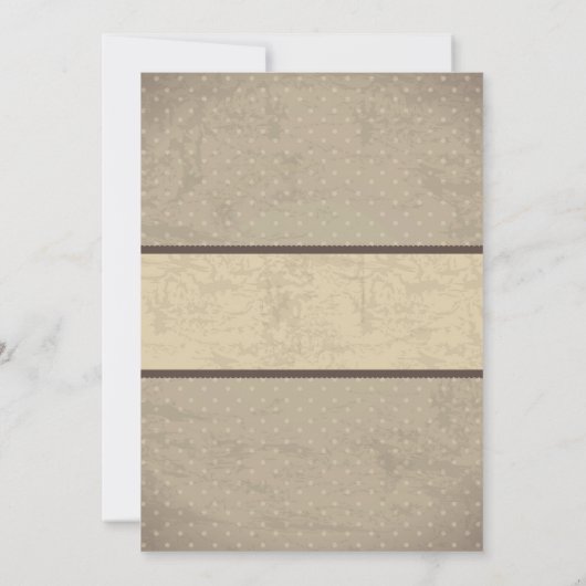 Schiffsdusche Einladung Vintag Retro (Rückseite)