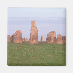 "Schiffseinstellungs" Steinkreis Ales Stenar Magnet