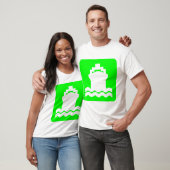 Schiffsform - grün T-Shirt (Unisex)
