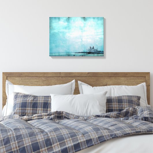 Schiffsform Leinwanddruck (Insitu (Schlafzimmer))