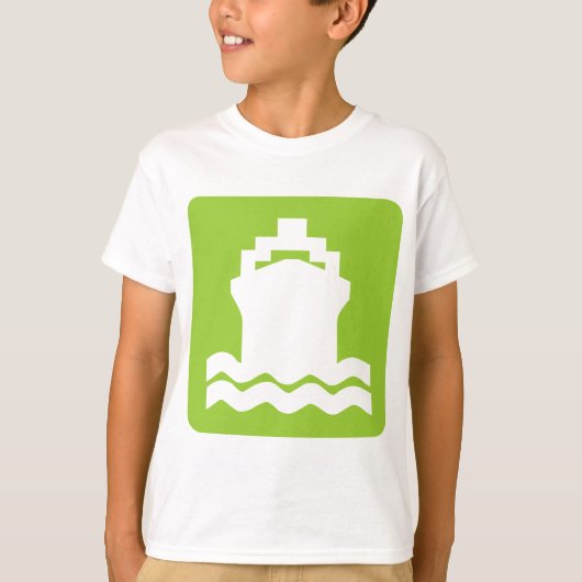 Schiffsform - Martian Green T-Shirt (Vorderseite)