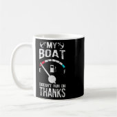 Schiffsführer-Kostüm Mein Boot läuft nicht auf Dan Kaffeetasse (Links)