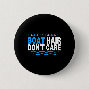 Schiffshaar, das ist egal, Bootfahren, Kreuzfahrt Button