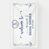 Schiffshochzeit Anker Begrüßung Banner (Vertikal)