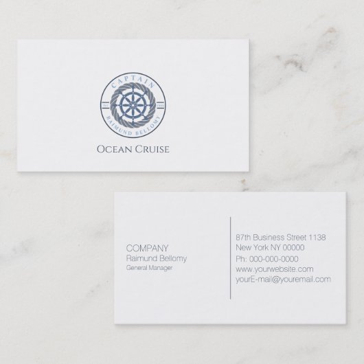 Schiffshubschrauber Visitenkarte (Vorne/Hinten)