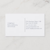 Schiffshubschrauber Visitenkarte (Rückseite)