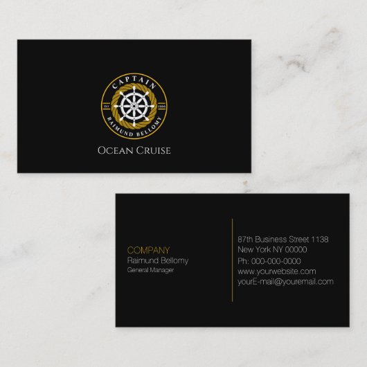 Schiffshubschrauber Visitenkarte (Vorne/Hinten)