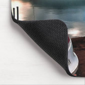 Schiffshügel und Marmaris Winter Seascape Mousepad (Ecke)