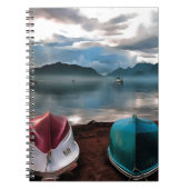 Schiffshügel und Marmaris Winter Seascape Notizblock (Vorderseite)