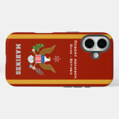 Schiffsinsignien, Personalisiert mit Namen Case-Mate iPhone Hülle (Rückseite (Horizontal))