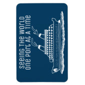 Schiffskabine-Stateroom-Türmarkierer 1 Hafen Magnet (Vertikal)