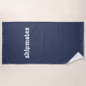 Schiffskameraden Strandtuch (Vorderseite)