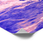 SCHIFFSKAMPF IN BLAU UND PINK POSTER (Ecke)