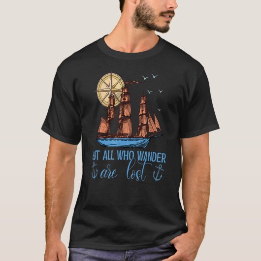 Schiffskapitän Anchor 3 T-Shirt (Vorderseite)