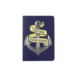 Schiffskapitän Anchor Sailor Nautical| Individuell Passhülle