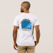 Schiffskapitän Ash Vivid Printing 'Origin Charters T-Shirt (Schwarz voll)