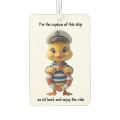 Schiffskapitän Autolufterfrischer (Rückseite)