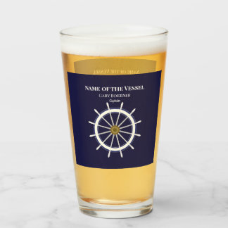 Schiffskapitän Boot Tumblers Beer Soda Glas
