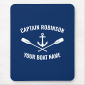 Schiffskapitän der Anker Oars und Marine Mousepad (Vorne)