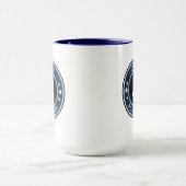 Schiffskapitän des Ankerbootes oder Name Large 2 S Tasse (Zentrum)