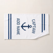 Schiffskapitän des Individuellen Namens Handtuch (Handtuch)